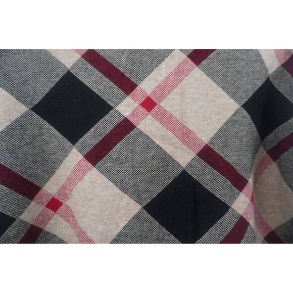 NWT Rachel Zoe Plaid Argyle Sweater Preppy Mock Neck Pullover Cozy Knit Size XL - Picture 8 of 10